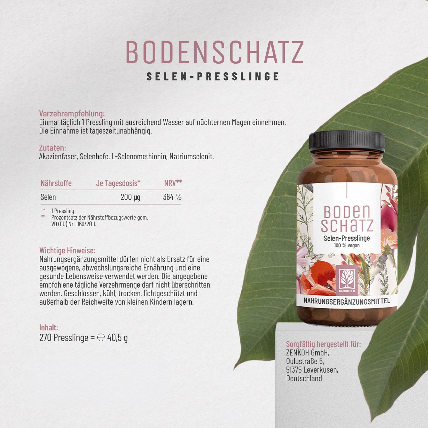 Bodenschatz Selen Presslinge Etikett 01