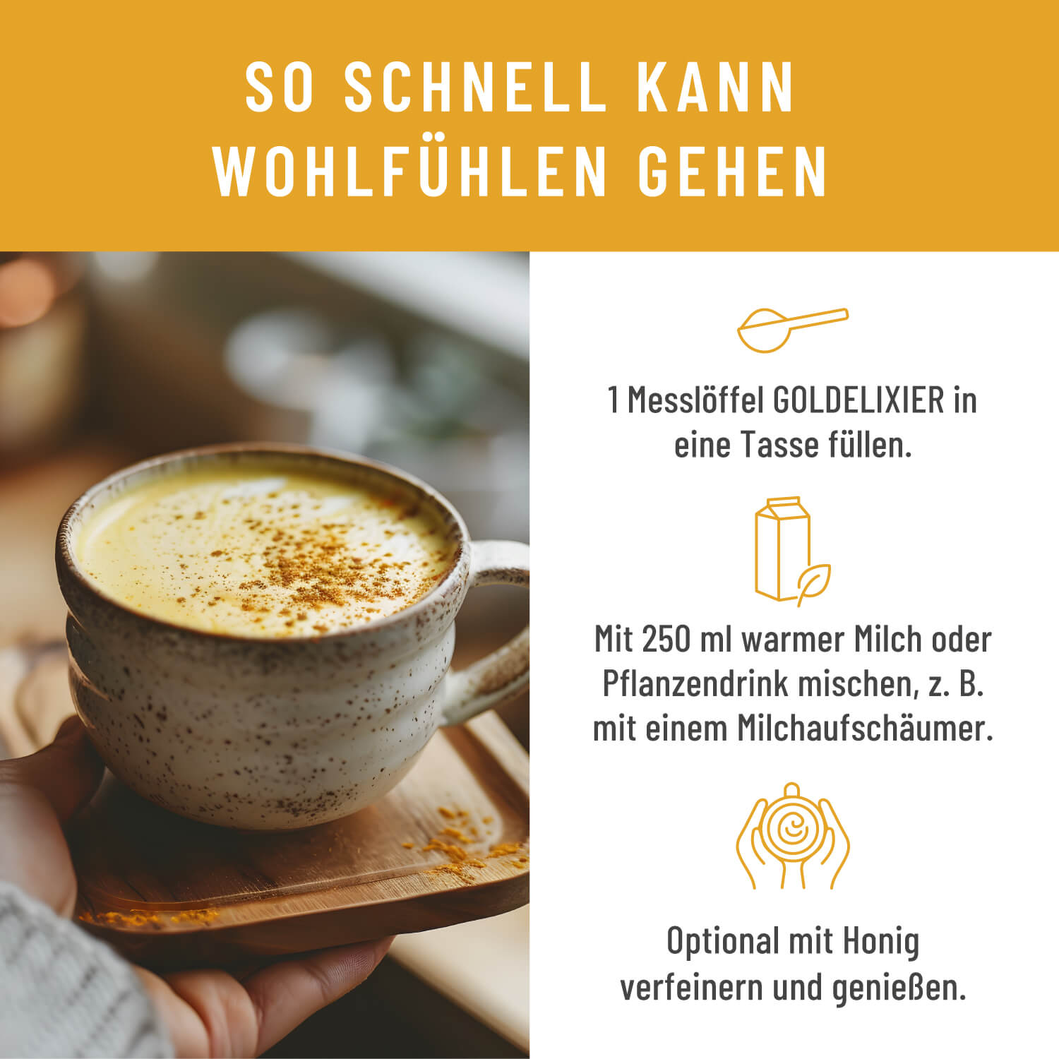 GOEL Goldelixier Creatives DE Onlineshop Zubereitung