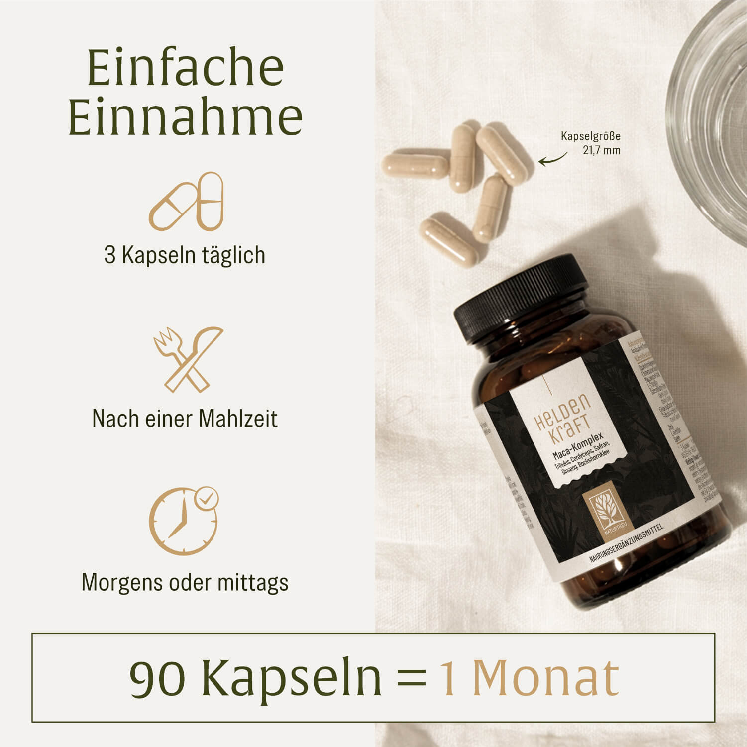 Heldenkraft Einnahme