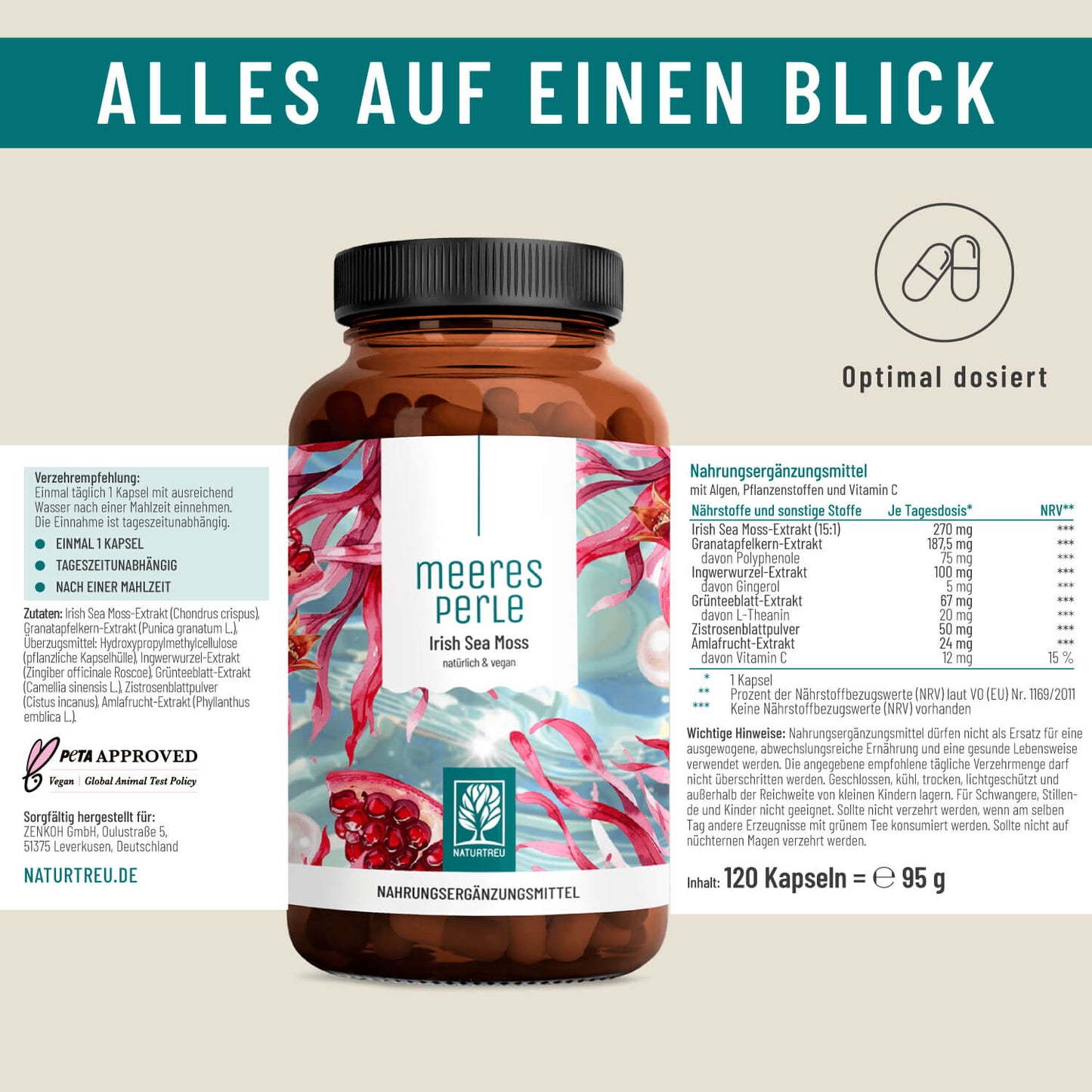 Meeresperle Etikett 
