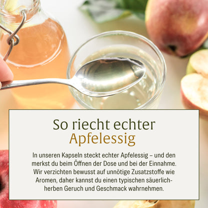 Apfelessig: Apfelessig Kapseln mit Cayennepfeffer & Milchsäurebakterien