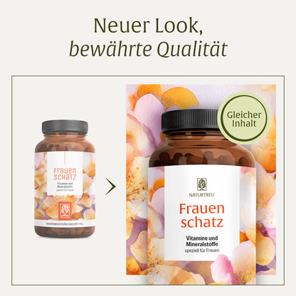 Frauenschatz: Vitamine und Mineralstoffe speziell für Frauen