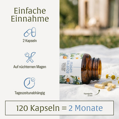 Magenbalance: Betain HCI-Komplex mit Pepsin & Kamille
