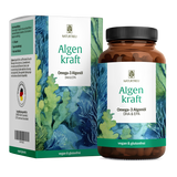 Algenkraft von NATURTREU, 60 Omega 3 Algenöl Kapseln DHA & EPA für 30 Tage