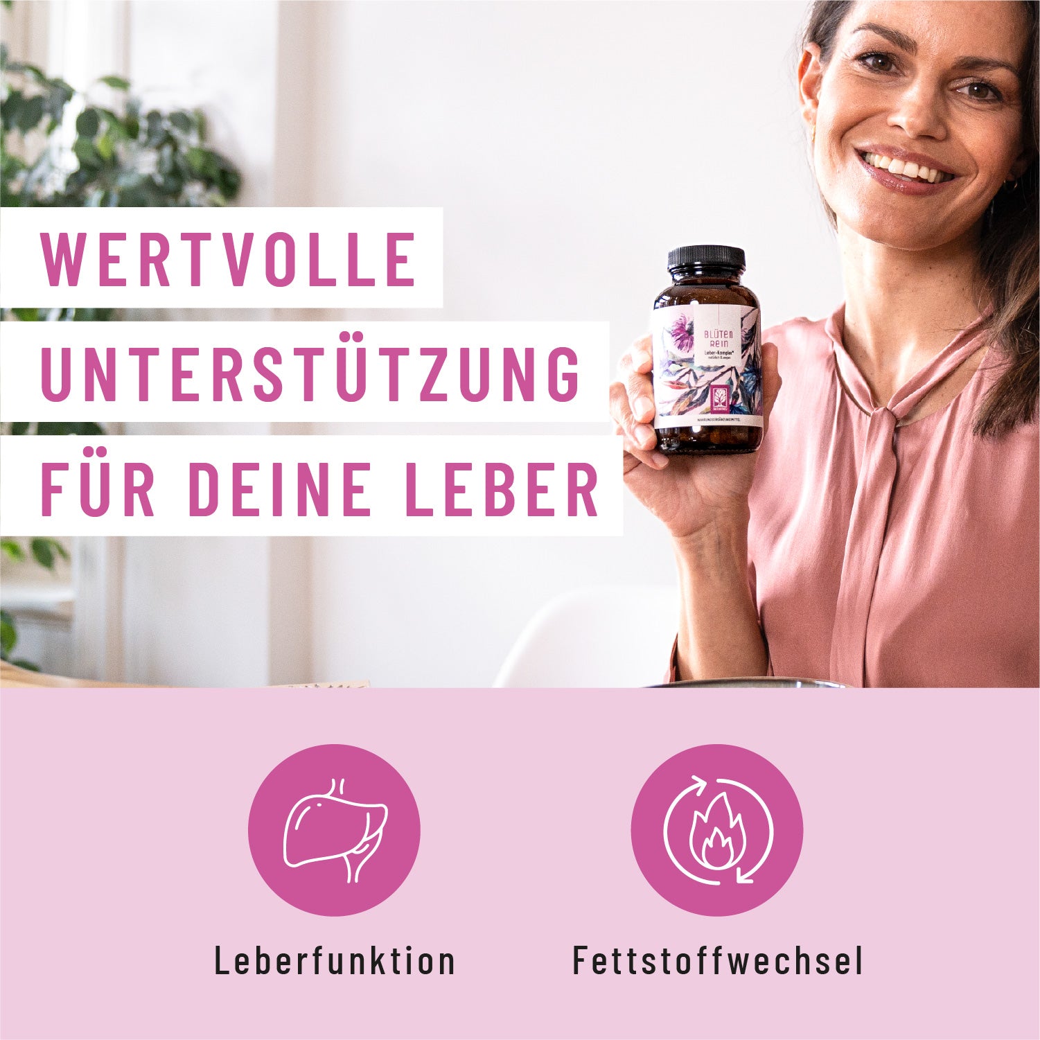 Grafik: Cholin leistet einen wichtigen Beitrag für Leber und Stoffwechsel 