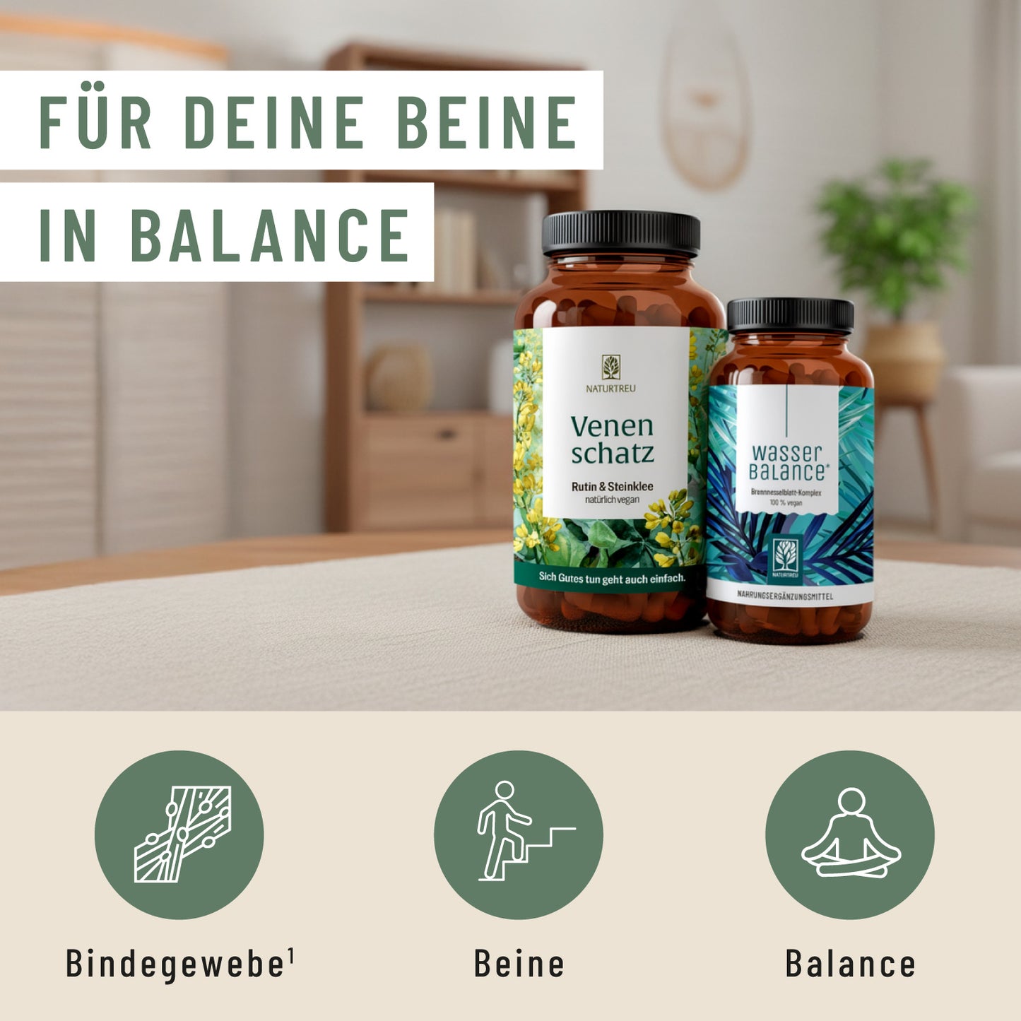 Schwere Beine Sparpaket: Wasserbalance & Venenschatz