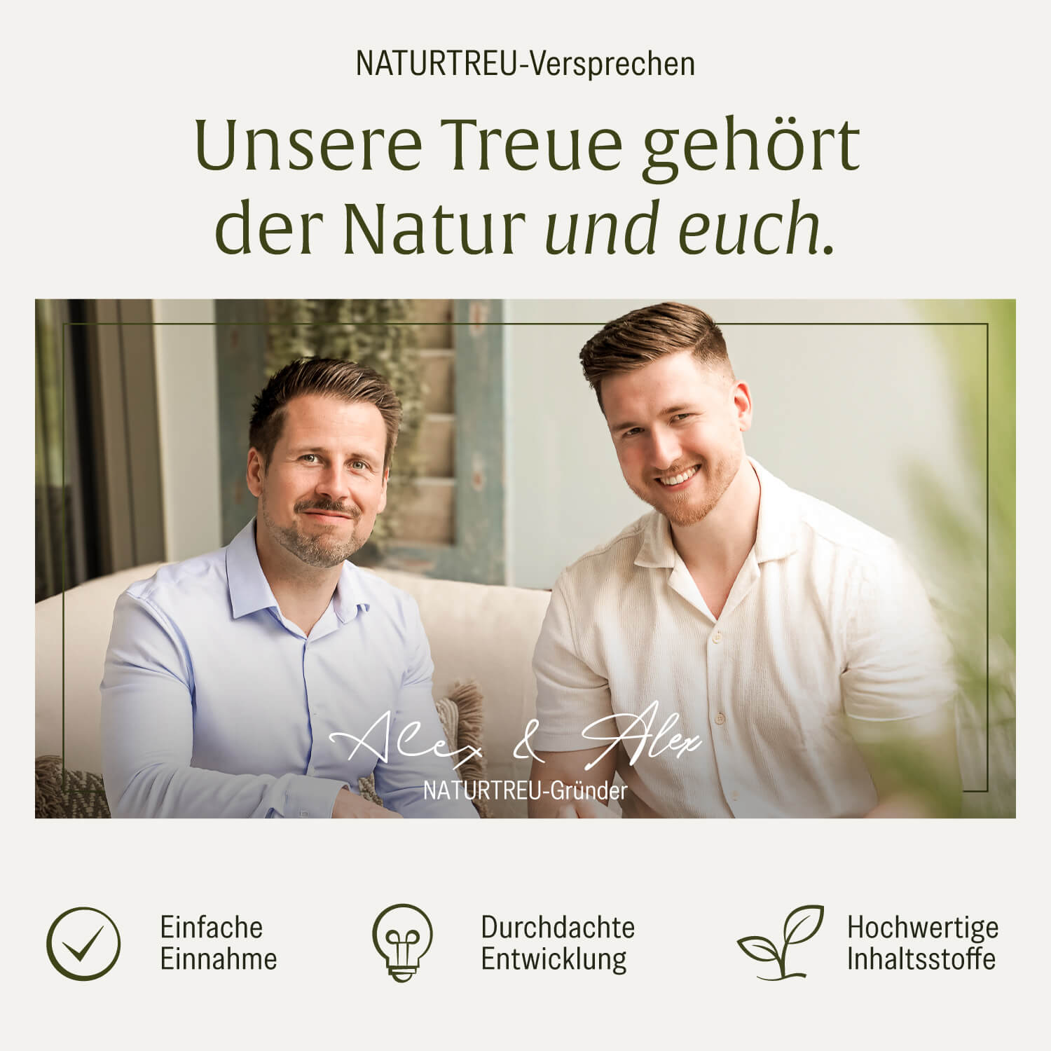 Naturtreu Versprechen