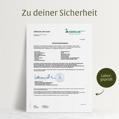 Florasanft Kulturen-Komplex Laborzertifikat 