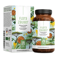 Florazauber von NATURTREU, Kulturen-Komplex mit 60 Probiotika Kapseln für 2 Monate.