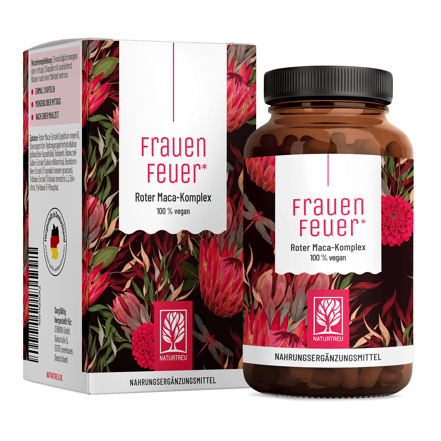 Frauenfeuer Roter-Maca-Komplex Titelbild