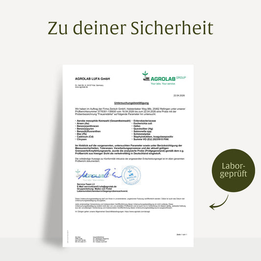 Frauenstaerke Inositol Moenchspfeffer Laborzertifikat 
