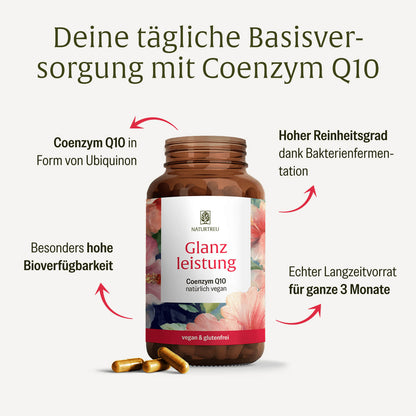 Glanzleistung Coenzym Q10 Hochwertige Inhaltsstoffe