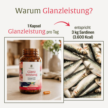 Glanzleistung Coenzym Q10 im Vergleich