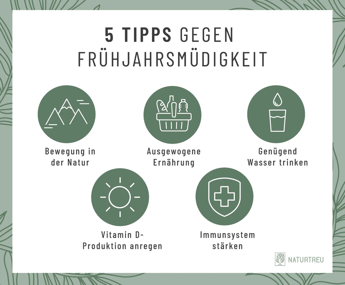 Fit durch den Frühling mit unseren Tipps gegen Frühjahrsmüdigkeit 
