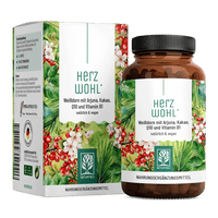 Herzwohl: Weißdorn mit Arjuna, Kakao, Q10 & Vitamin B1