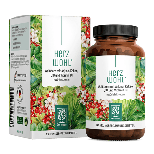 Herzwohl Weissdorn Arjuna Kakao Q10 Vitaminb1 