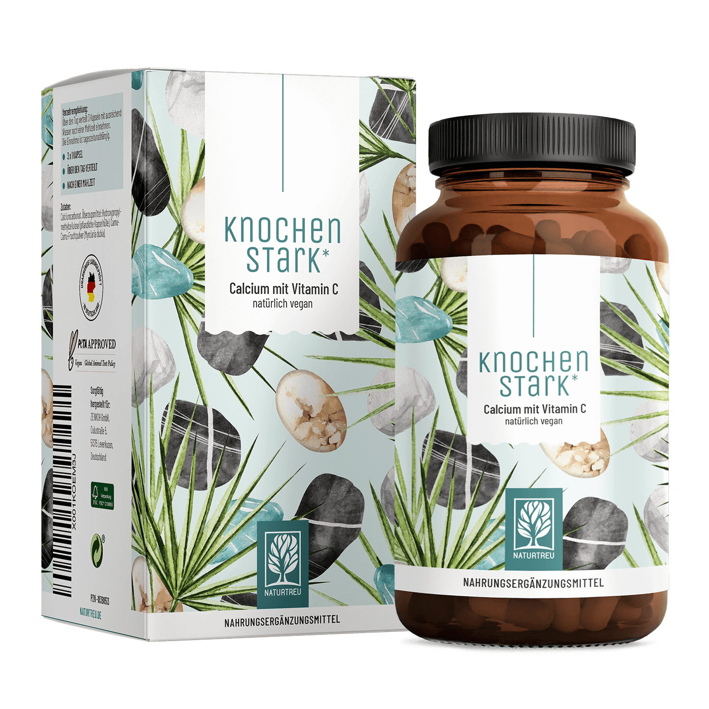 Knochenstark Calcium Vitamin C Titelbild