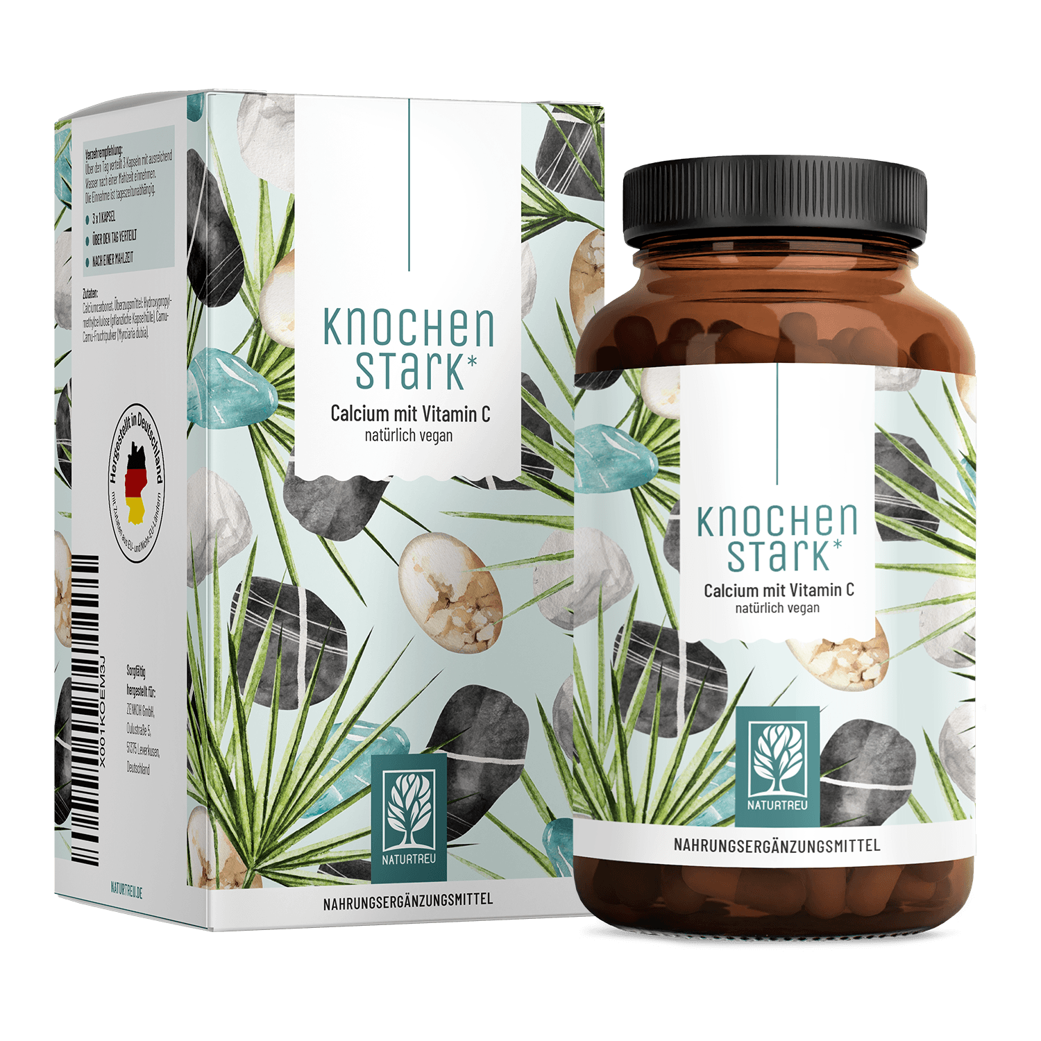 Knochenstark Calcium Vitamin C Titelbild