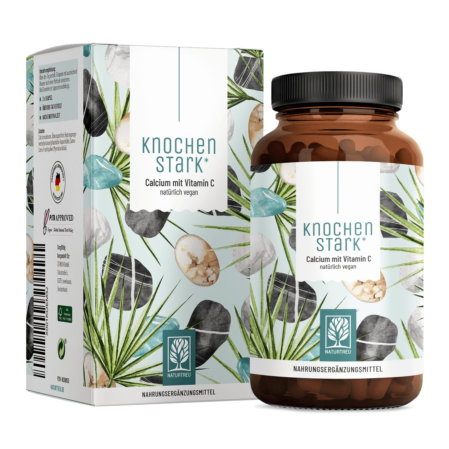 Knochenstark Calcium Vitamin C Titelbild
