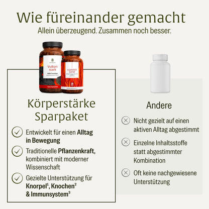 Körperstärke Sparpaket: Vulkanstark & Flammengarde
