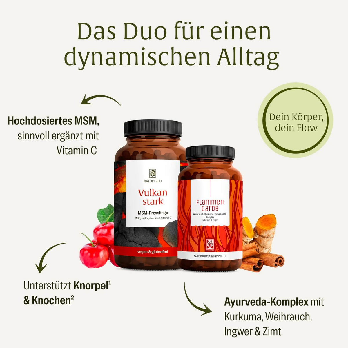 Körperstärke Sparpaket: Vulkanstark & Flammengarde