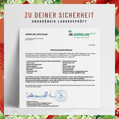 Kussmund L-Lysin Zitronenmelisse Selen Laborzertifikat