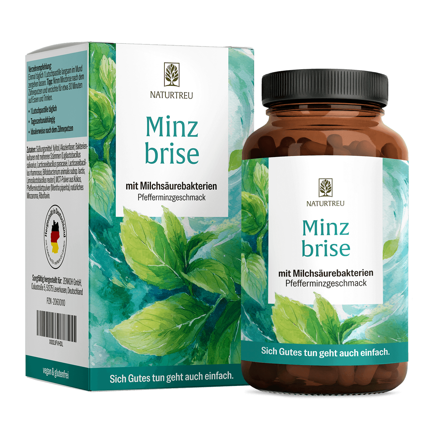 Minzbrise mit Milchsäurebakterien
