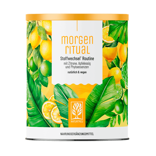 Morgenritual von NATURTREU, 150 Gramm Stoffwechsel Pulver für 30 Tage.