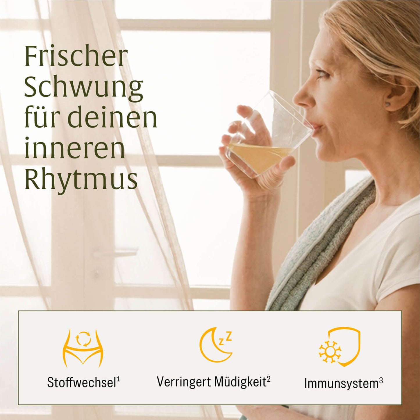 Grafik: Vitamin C leistet einen wichtigen Beitrag für Energie und Abwehrkräfte.