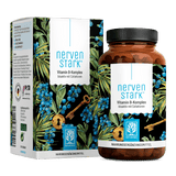 Nervenstark von NATURTREU, 120 Vitamin B Komplex Kapseln für 4 Monate.