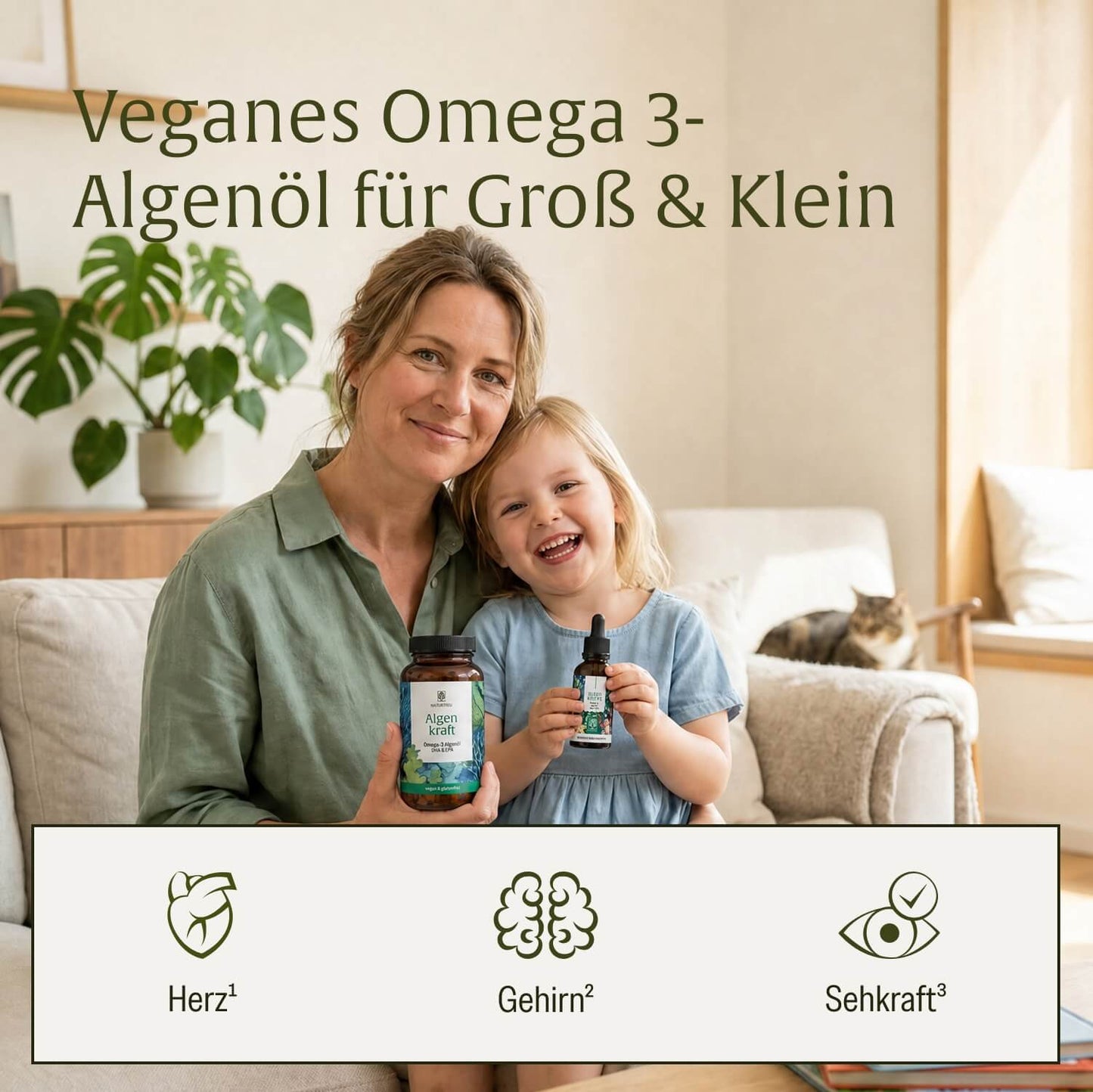 Omega 3 Familien Sparpaket: Algenkraft & Algenknirps
