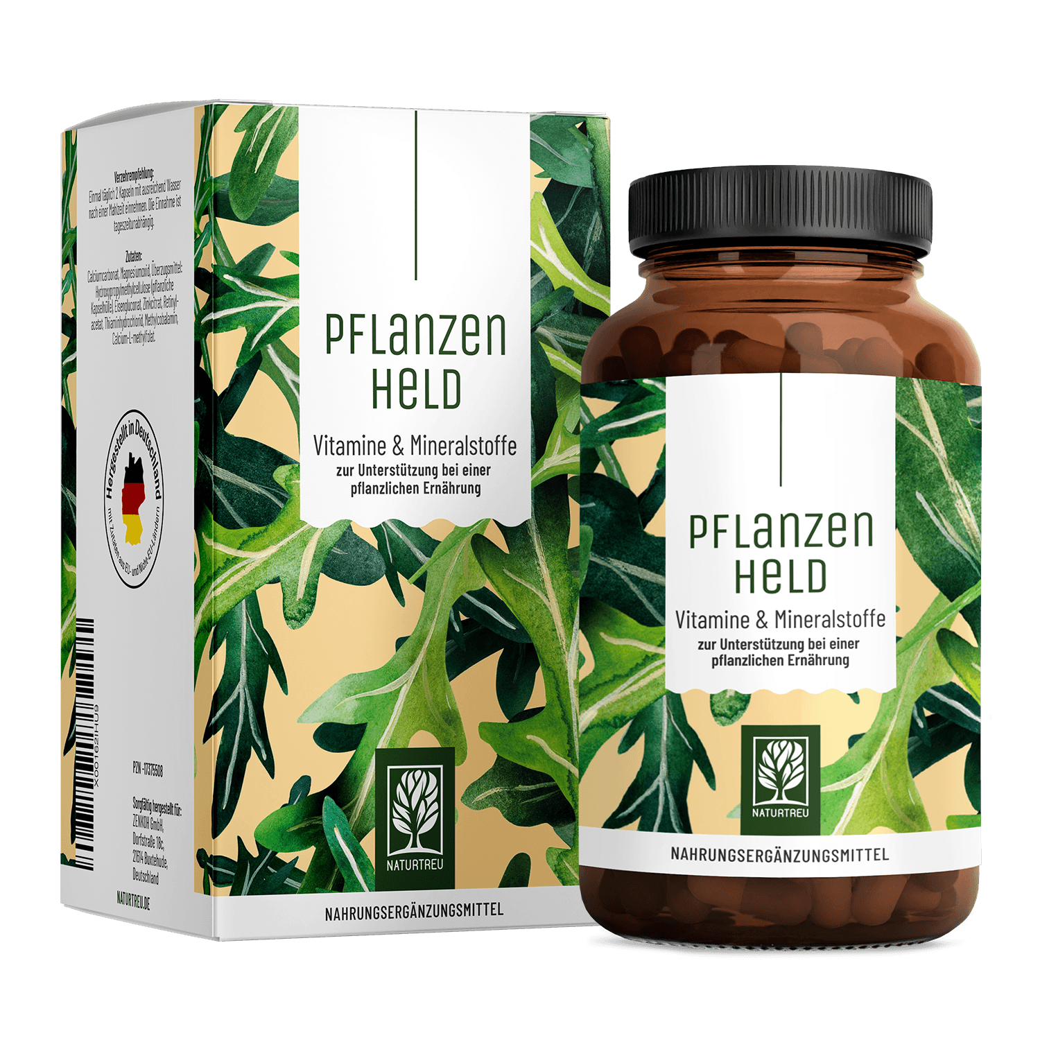 Pflanzenheld Vitamine Mineralien Titelbild