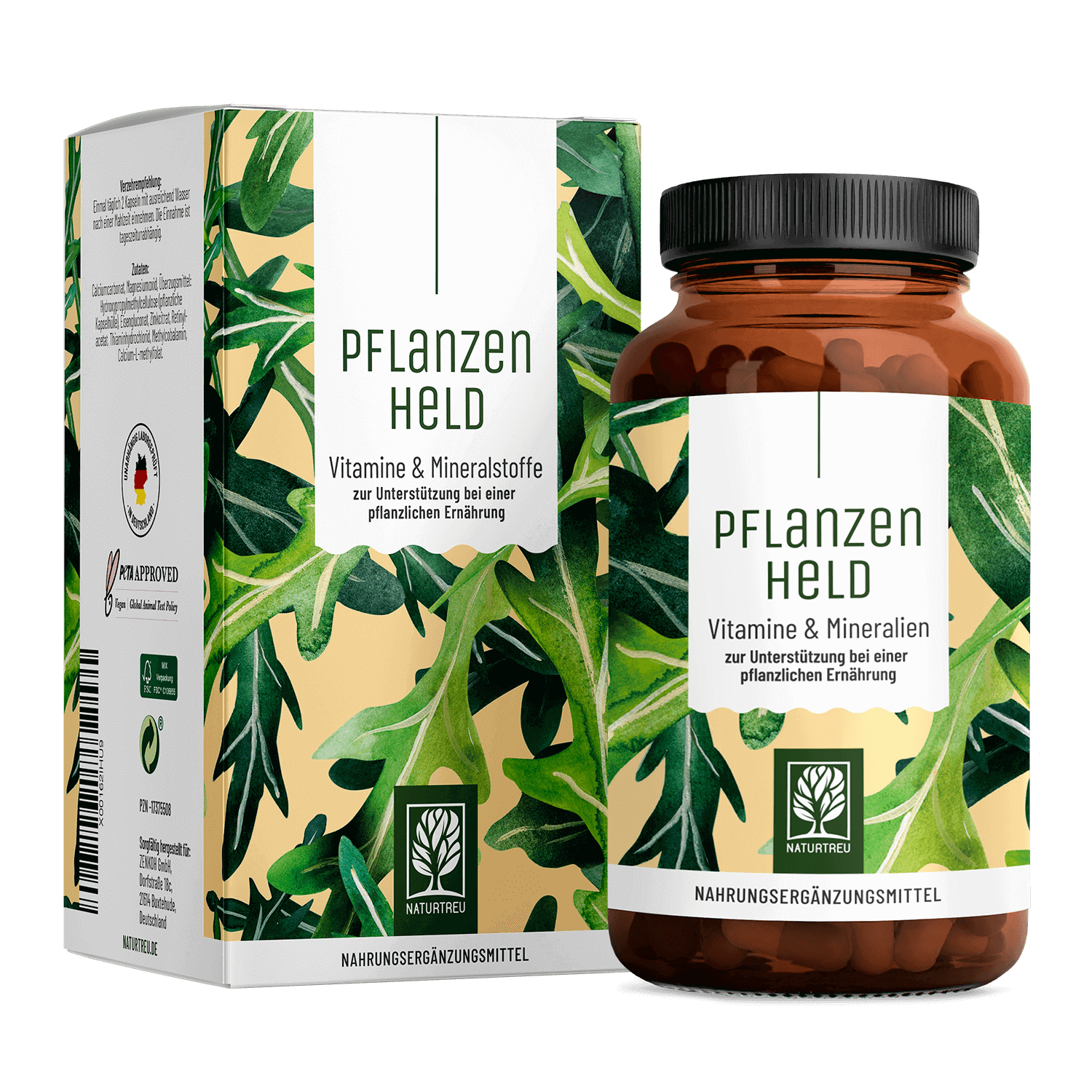 Pflanzenheld Vitamine Mineralien Titelbild
