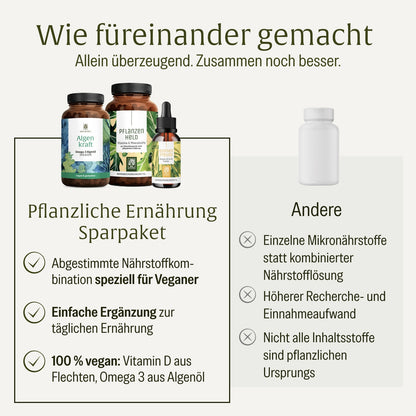 Pflanzliche Ernährung Sparpaket: Sonnenfreund, Pflanzenheld & Algenkraft