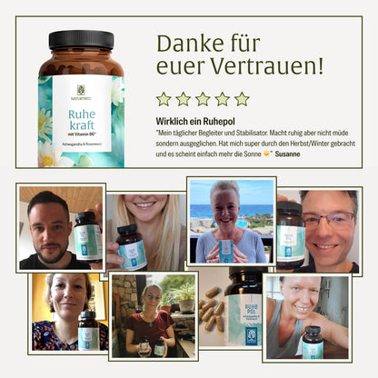 Ruhepol Ashwagandha Rosenwurz Testimonial