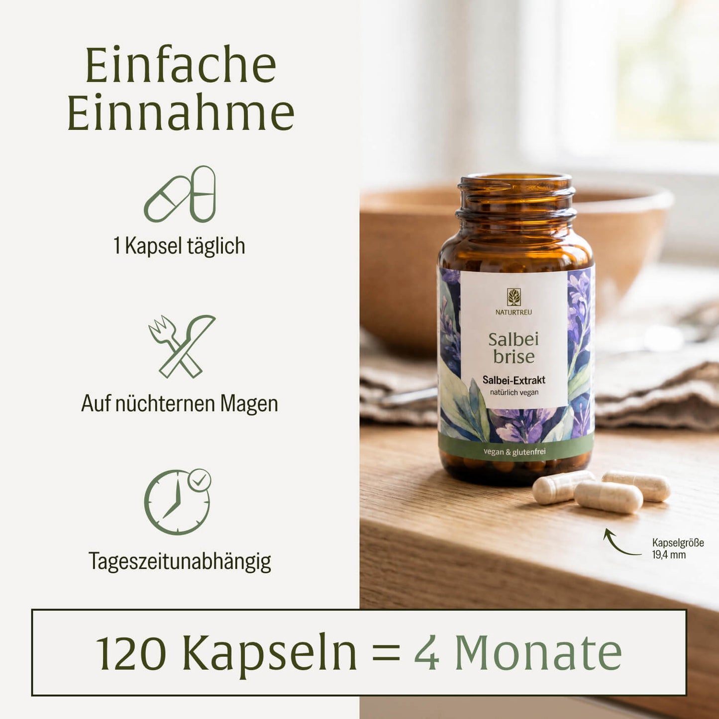 Salbeibrise Salbei-Extrakt Creatives DE Onlineshop Einfache Einnahme