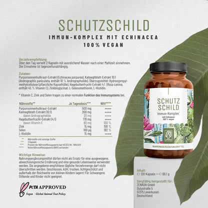 Schutzschild Immun-Komplex Etikett 01