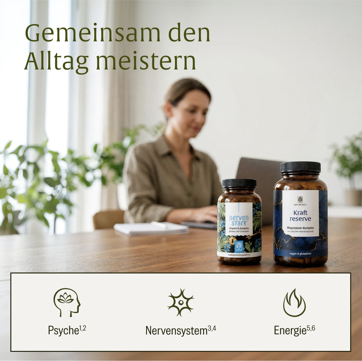 Starke Nerven Sparpaket: Magnesium- & Vitamin B-Komplex