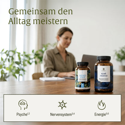 Starke Nerven Sparpaket: Magnesium- & Vitamin B-Komplex