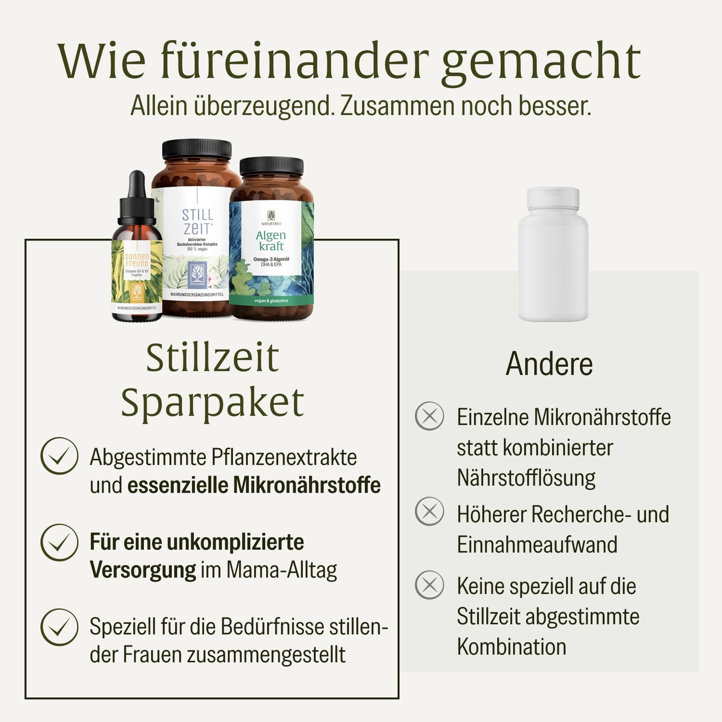 Stillzeit Sparpaket: Sonnenfreund, Stillzeit & Algenkraft