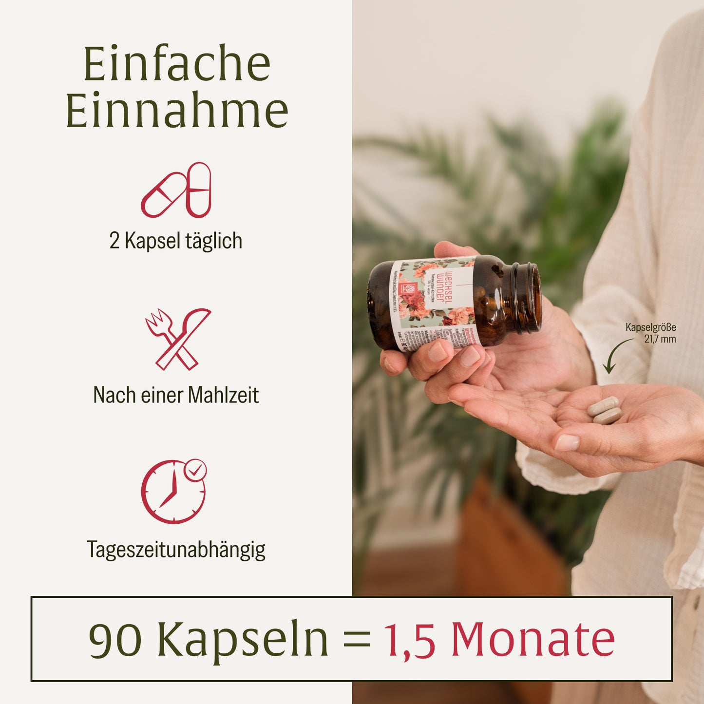 Wechselwunder: Meno-Komplex mit Yams & Rotklee