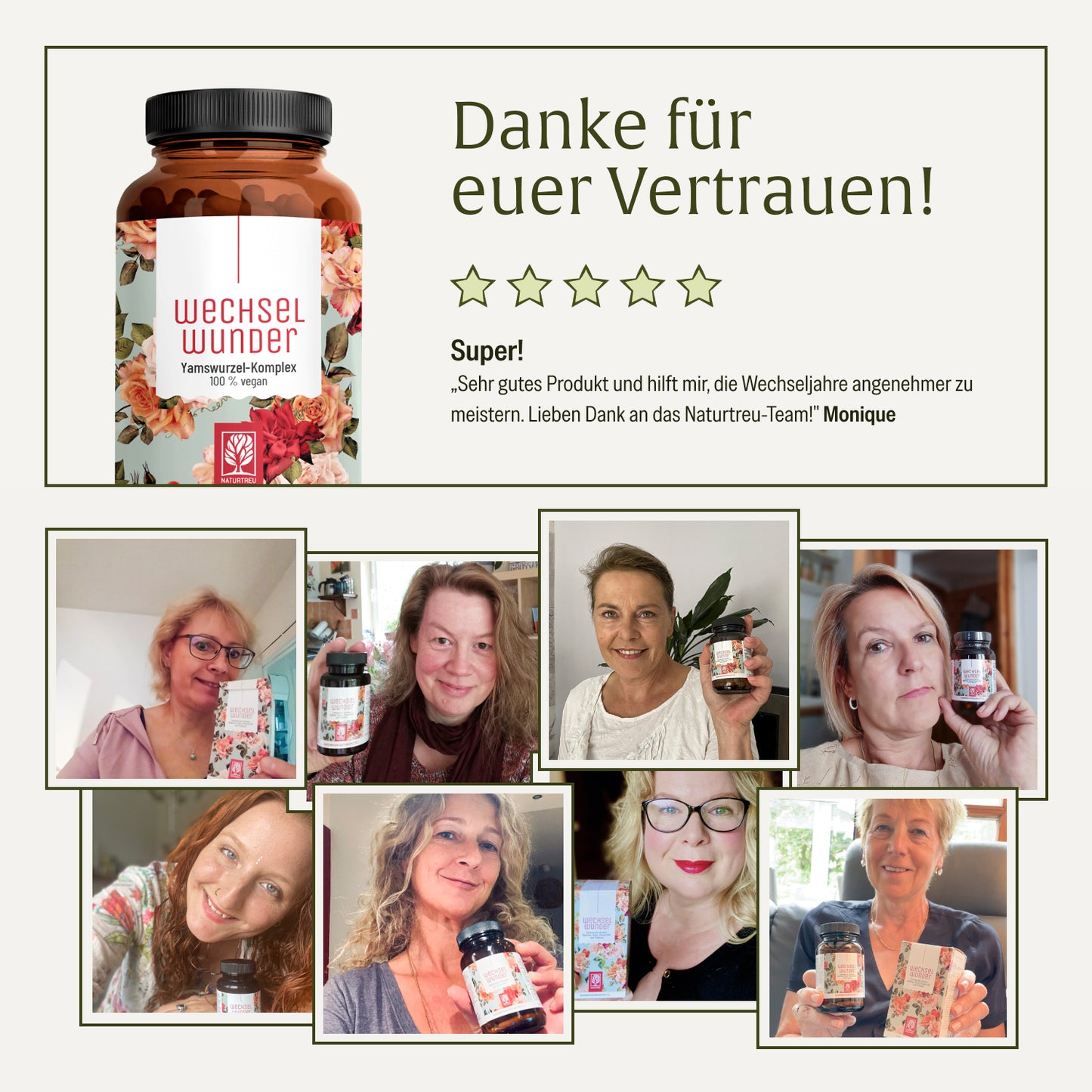 Wechselwunder Yamswurzel-komplex Testimonials