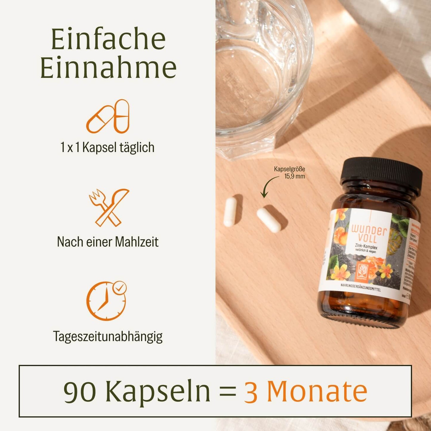 Wundervoll: Zink-Komplex Kapseln