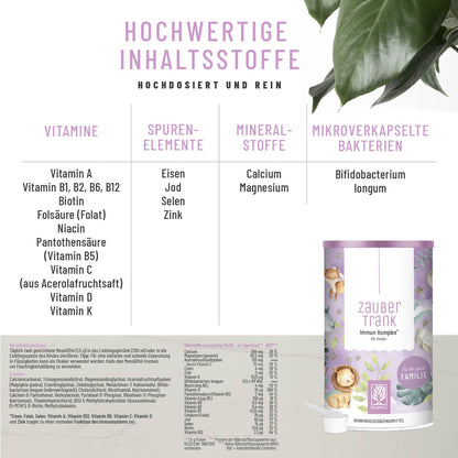 Zaubertrank Immun-Komplex Hochwertige-Inhaltsstoffe 